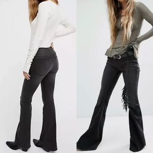 Free people Penny Pull-On Flare Jeans